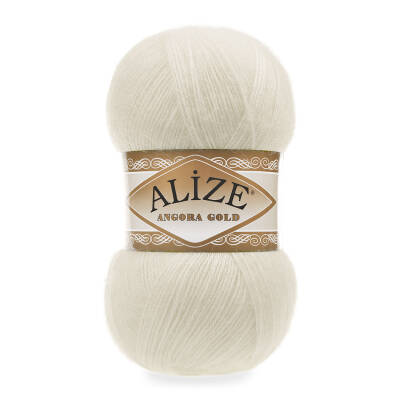 5 Adet Alize Angora Gold 01 Krem - 1