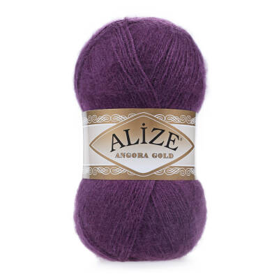 5 Adet Alize Angora Gold 111 Mürdüm - 1