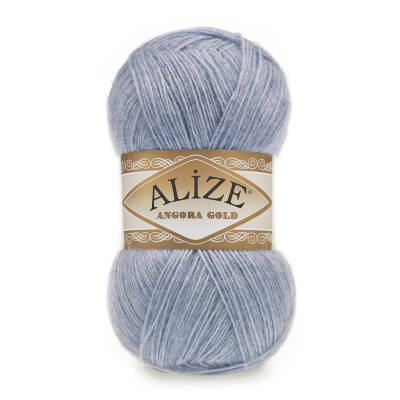 5 Adet Alize Angora Gold 221 A.Denim - 1