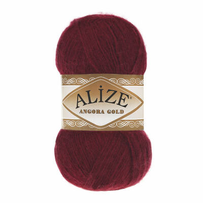 5 Adet Alize Angora Gold 57 Bordo - 1