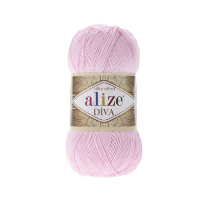 5 Adet Alize Diva 185 Pastel Pembe - 1