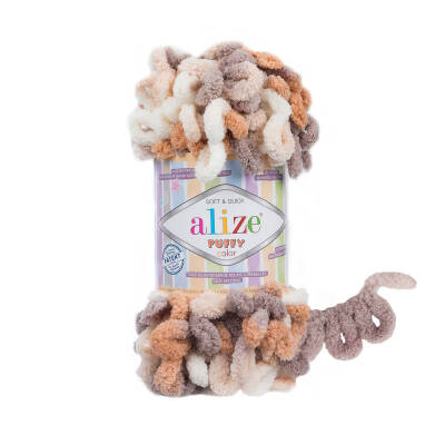 5 Adet Alize Puffy Color 5926 Ebruli - 1