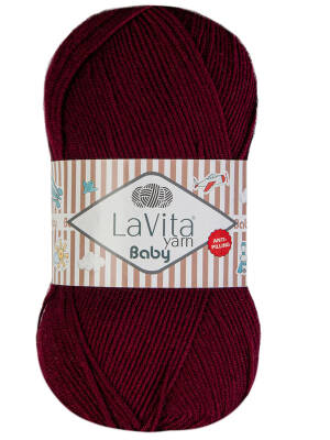 5 Adet Lavita Baby 3209 Koyu Bordo - 1