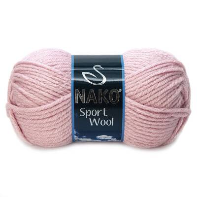 5 Adet Nako Sport Wool 10639 Pudra - 1