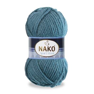 5 Adet Nako Sport Wool 185 Fırtına Mavi - 1