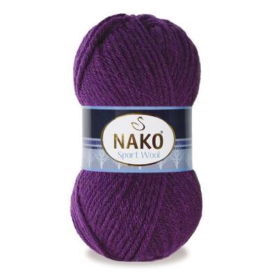 5 Adet Nako Sport Wool 3260 Mor - 1