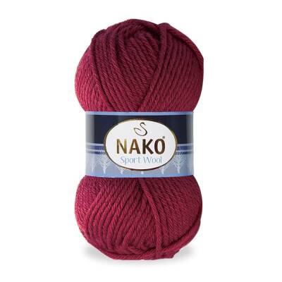 5 Adet Nako Sport Wool 6592 Bordo - 1