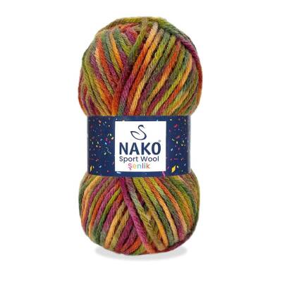 5 Adet Nako Sport Wool Şenlik 87732 - 1