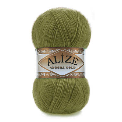 Alize Angora Gold 758 Zeytin El Örgü İpi 100 Gr. - 1