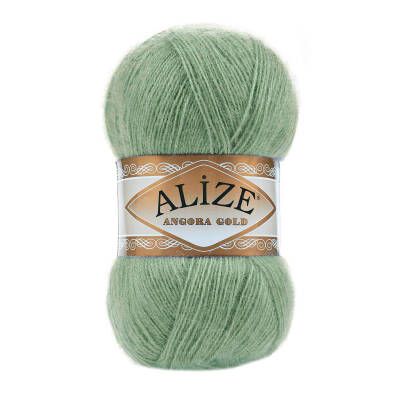Alize Angora Gold 852 Yeşil Çay El Örgü İpi 100 Gr. - 1