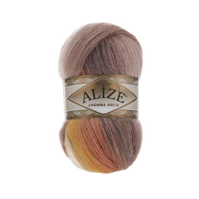 Alize Angora Gold Batik 4741 Ebruli El Örgü İpi 100 Gr. - 1