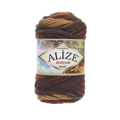 Alize Burcum Batik 3379 El Örgü İpi 100 Gr. - 1