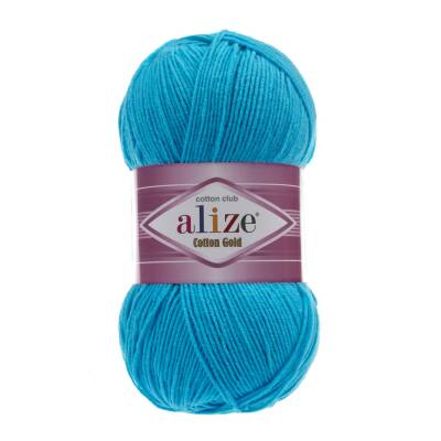 Alize Cotton Gold 16 Koyu Turkuaz El Örgü İpi 100 Gr. - 1