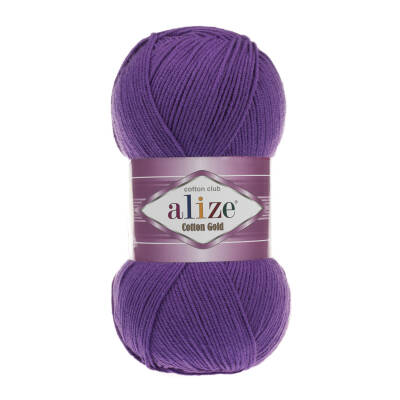 Alize Cotton Gold 44 Mor El Örgü İpi 100 Gr. - 1