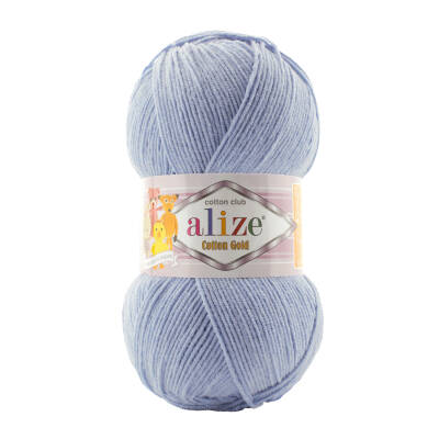 Alize Cotton Gold 481 Bebe Mavi El Örgü İpi 100 Gr. - 1