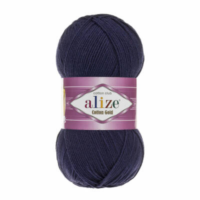 Alize Cotton Gold 58 Lacivert El Örgü İpi 100 Gr. - 1