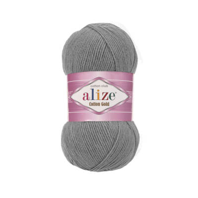 Alize Cotton Gold 828 Kömür Grisi El Örgü İpi 100 Gr. - 1