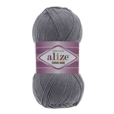 Alize Cotton Gold 87 Orta Gri El Örgü İpi 100 Gr. - 1