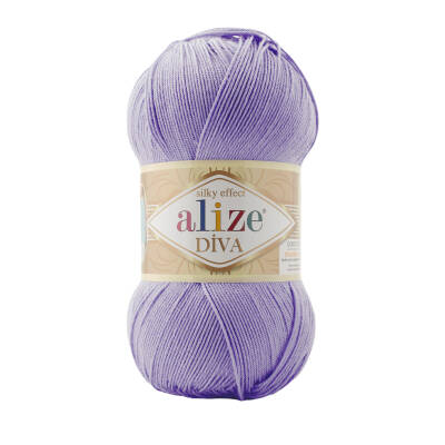 Alize Diva 158 Hazare Çiçeği El Örgü İpi 100 Gr. - 1