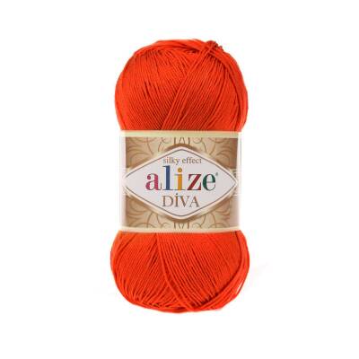 Alize Diva 37 Oranj El Örgü İpi 100 Gr. - 1