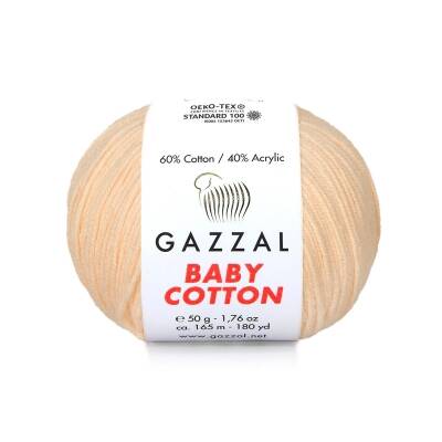 Gazzal Baby Cotton 3469 Açık Ten El Örgü İpi 50 Gr. - 1