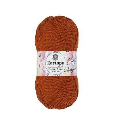 Kartopu Cotton Love K1834 Tarçın El Örgü İpi 100 Gr. - 1