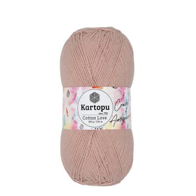 Kartopu Cotton Love K234 Pudra El Örgü İpi 100 Gr. - 1