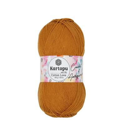 Kartopu Cotton Love K355 Kabak Sarı El Örgü İpi 100 Gr. - 1