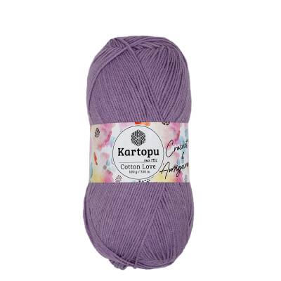 Kartopu Cotton Love K701 Eflatun El Örgü İpi 100 Gr. - 1