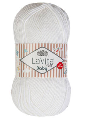 Lavita Baby 1002 Optik El Örgü İpi 100 Gr. - 1