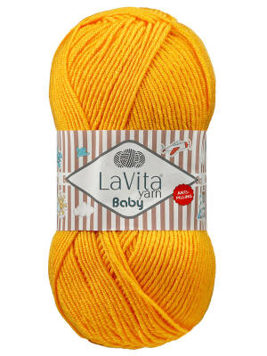 Lavita Baby 2021 Spectra Sarı El Örgü İpi 100 Gr. - 1