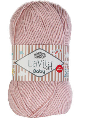 Lavita Baby 4105 Pudra El Örgü İpi 100 Gr. - 1