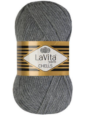 Lavita Chells 6001 Gri El Örgü İpi 100 Gr. - 1