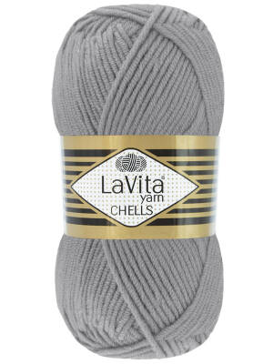 Lavita Chells 9801 Gri El Örgü İpi 100 Gr. - 1