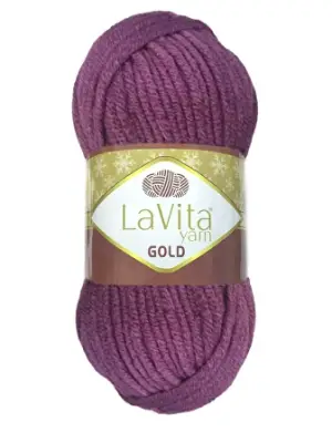 Lavita Gold 9720 Gül El Örgü İpi 100 Gr. - 1