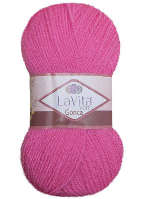 Lavita Gonca 4020 Ortanca Pembe El Örgü İpi 100 Gr. - 1