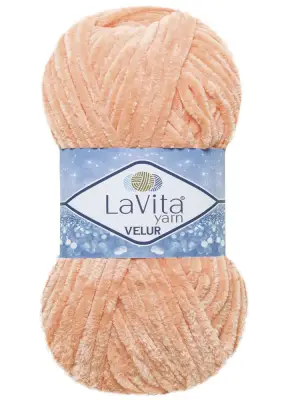 Lavita Velur 4157 Somon El Örgü İpi 100 Gr. - 1