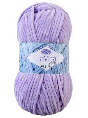 Lavita Velur 5101 Lila El Örgü İpi 100 Gr. - 1