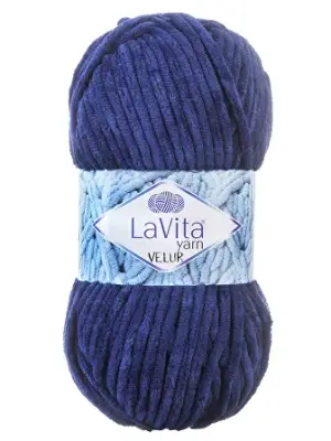 Lavita Velur 5301 Lacivert El Örgü İpi 100 Gr. - 1