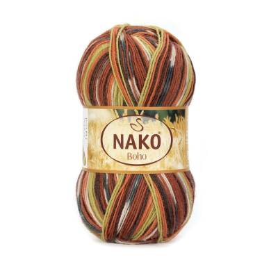 Nako Boho 82441 Yünlü El Örgü İpi 100 Gr. - 1