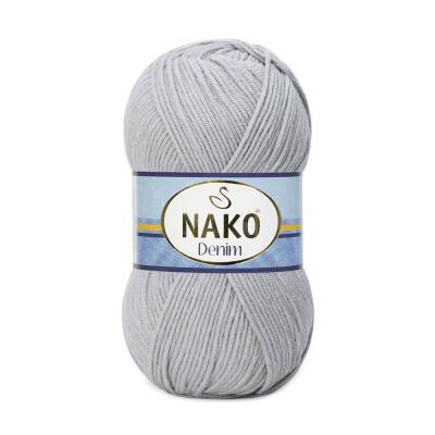 Nako Denim 10070 Açık Gri Cotton El Örgü İpi 100 Gr. - 1