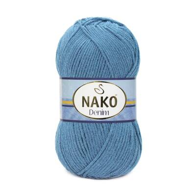 Nako Denim 11576 Kot Mavisi Cotton El Örgü İpi 100 Gr. - 1