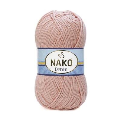 Nako Denim 11584 Pudra Cotton El Örgü İpi 100 Gr. - 1