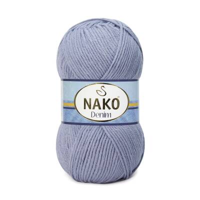 Nako Denim 6540 Koyu Lila Cotton El Örgü İpi 100 Gr. - 1