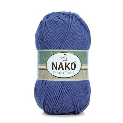 Nako Denim Sport 2859 Denim Cotton El Örgü İpi 100 Gr. - 1