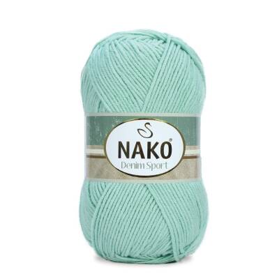 Nako Denim Sport 6191 Su Yeşili Cotton El Örgü İpi 100 Gr. - 1