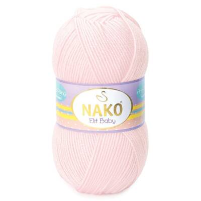 Nako Elit Baby 2892 Soft Pembe Anti-Pilling El Örgü İpi 100 Gr. - 1