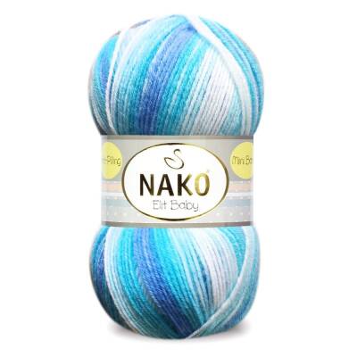 Nako Elit Baby Mini Batik 32455 Anti-Pilling El Örgü İpi 100 Gr. - 1