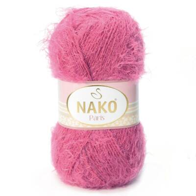 Nako Paris 6578 Koyu Pembe El Örgü İpi 100 Gr. - 1