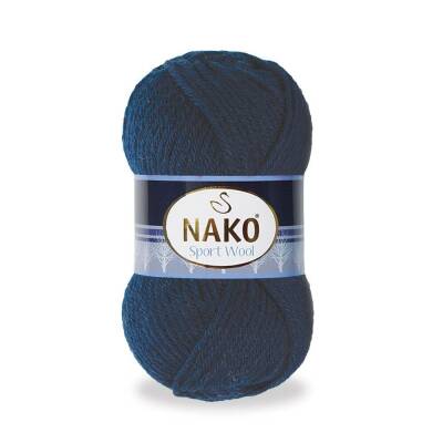 Nako Sport Wool 3088 Lacivert El Örgü İpi 100 Gr. - 1